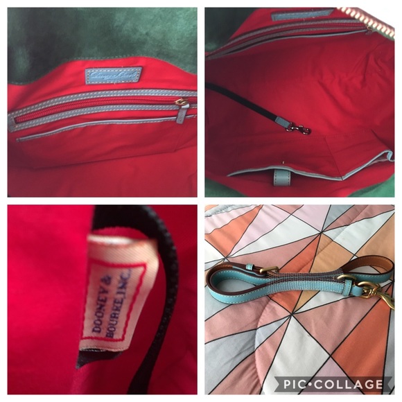 🔴Not for sale🔴 Dooney Florentine satchel in Aqua - Picture 4 of 8